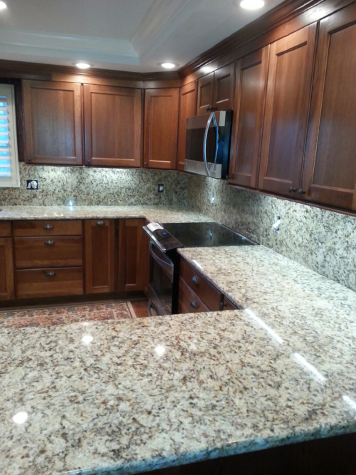 Granite countertops