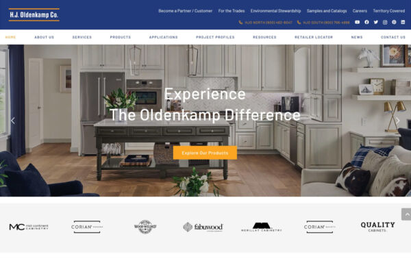 A preview of what the new website looks like.