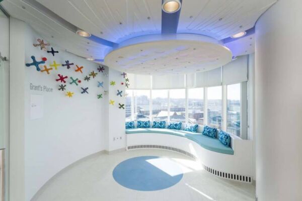 Corian Solid Surface in Healthcare - Waiting Area